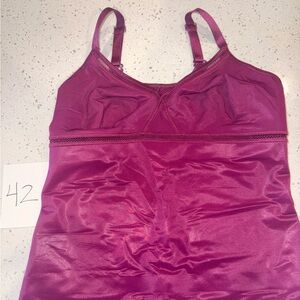 Ruby Ribbon Siren Cami - Fuchsia, size 38 (level 5, full support)